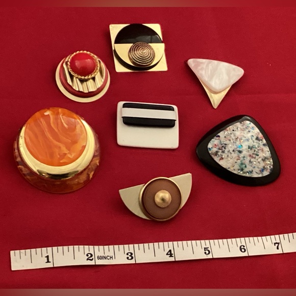 Retro look brooches lot - Picture 3 of 5